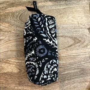 Vera Bradley Black and White Floral Cosmetic Bag